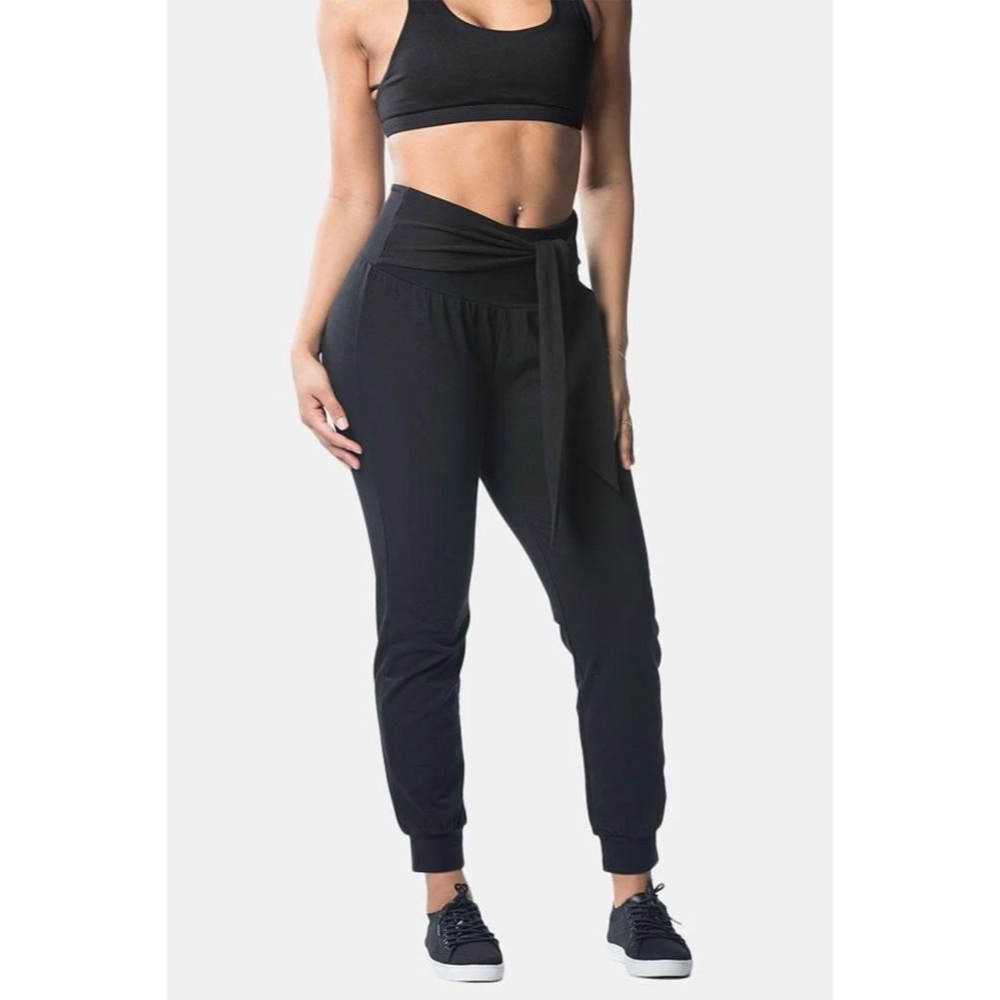 Namastetics | High Waist Jeté Jogger in Black 25”